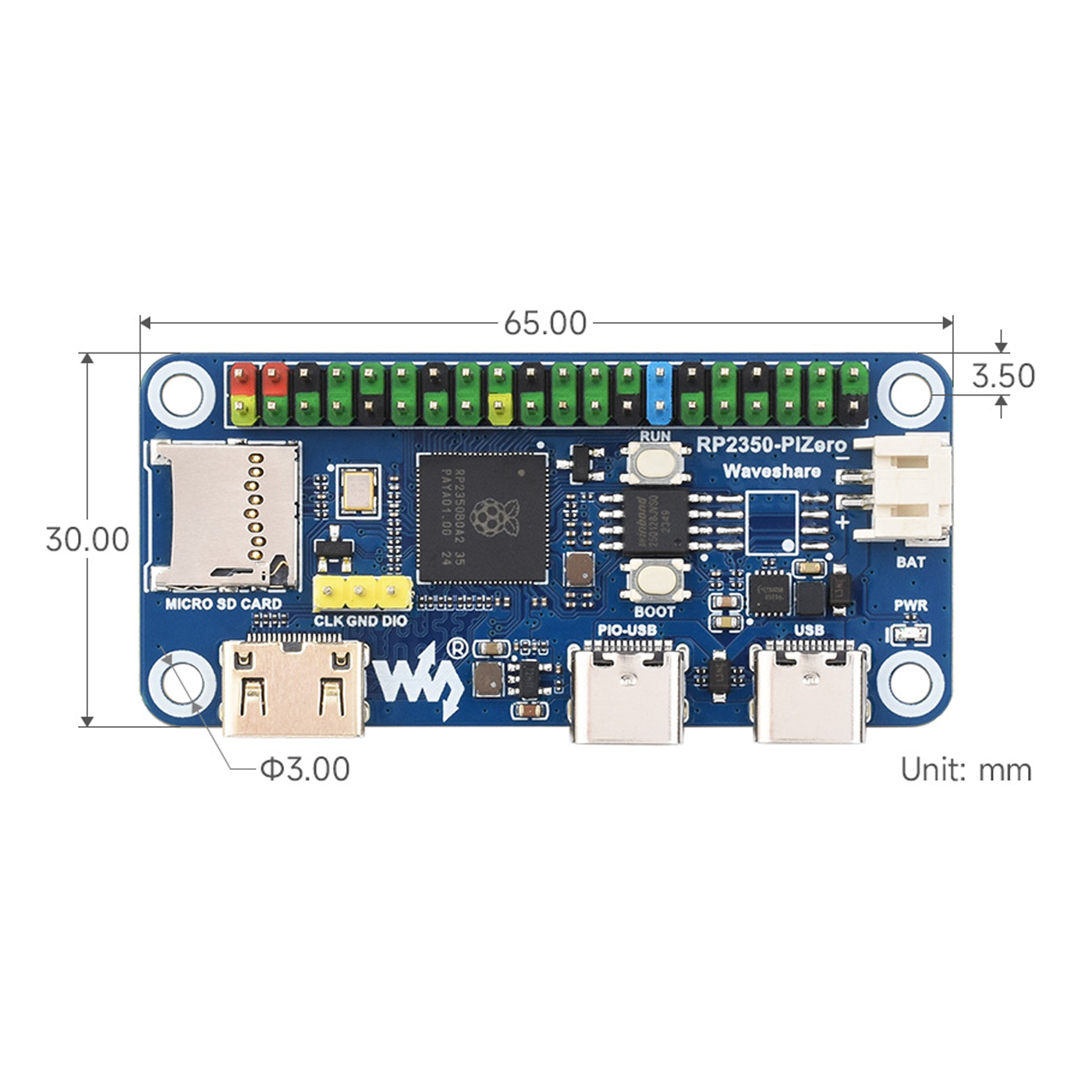 Waveshare RP2350-PiZero-Entwic – Turing Pi 2 Bewertung und Preis